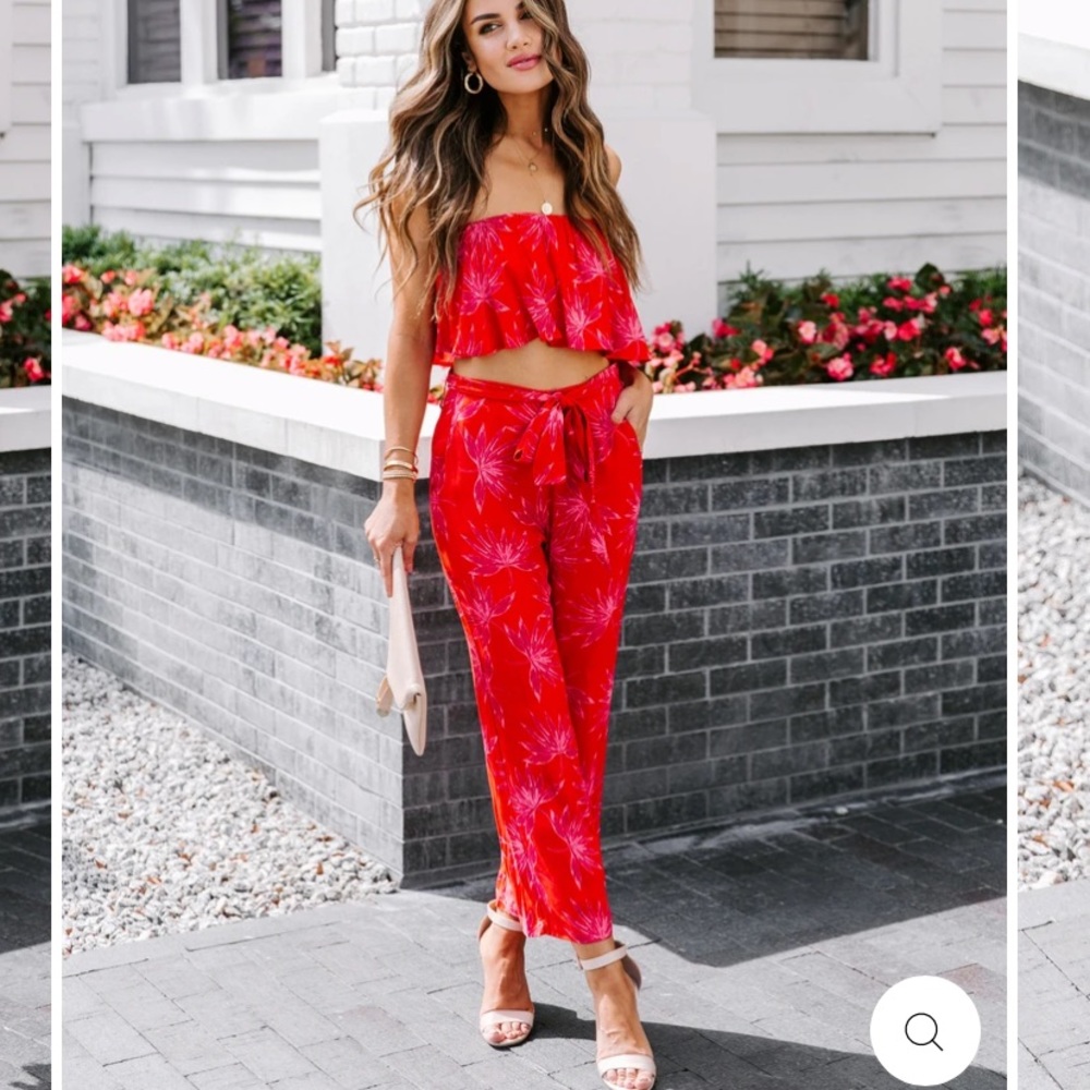 Vici- Maldives floral pants
